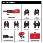 Milwaukee M18 FORCE LOGIC Press Tool with ONE-KEY with 1/2inch-2inch CTS Jaws - Image 2