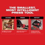 Milwaukee M12 FORCE LOGIC Press Tool Kit with ONEKEY with 1/2 Inch 1" Inch CTSV Jaws - Image 5