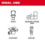 Milwaukee M18 FUEL High Speed Chain Snake for 1 1/2-4 Pipes - Image 5