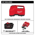 Milwaukee M18 Brushless Refrigerant Recovery Machine Kit - Image 2