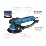 Bosch 6 Inch Dual-Mode Random Orbit Sander - Image 2