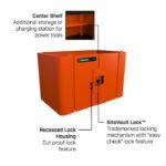 Crescent RAILWORKS Double Door Steel Security Panel Lockable Storage - Image 2