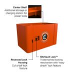 Crescent RAILWORKS Single Door Steel Security Panel Lockable Storage - Image 2