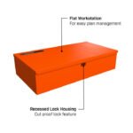 Crescent RAILWORKS Top Shelf Lockable Flat Workstation - Image 2