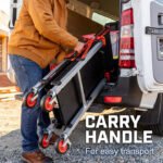 Crescent SITERUNNER 3 Shelf Folding Jobsite Cart - Image 5