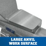 Wilton Mechanics Pro Vise 10 Jaw Width 12in Jaw Opening 360 Swivel Base - Image 4
