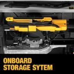 DEWALT 10 Inch Jobsite Table Saw 32-1/2 Inch Rip Capacity and Rolling Stand with Circular Saw Blade Combo Kit Bundle - Image 4