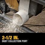 DEWALT 10 Inch Jobsite Table Saw 32-1/2 Inch Rip Capacity and Rolling Stand with Circular Saw Blade Combo Kit Bundle - Image 5