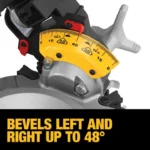 DEWALT 12 Inch 15 Amp Dual Bevel Compound Miter Saw & Saw Stand Bundle - Image 3
