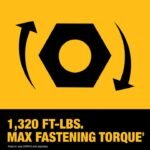 DEWALT 20V MAX XR 1/2 Inch Impact Wrench with Hog Ring (Bare Tool) - Image 4