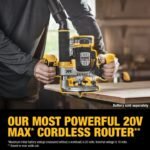 DEWALT 20V MAX XR 2-1/4 Peak HP Plunge Router (Bare Tool) - Image 3