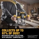 DEWALT 20V MAX XR 2-1/4 Peak HP Plunge Router (Bare Tool) - Image 5