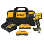 DEWALT 20V MAX XR Brushless Cordless 1/2 Inch Drill/Driver Kit With POWERPACK Batteries - Image 2