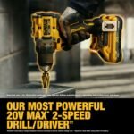 DEWALT 20V MAX XR Brushless Cordless 1/2 Inch Drill/Driver Kit With POWERPACK Batteries - Image 5