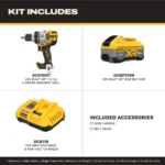 DEWALT 20V MAX XR Brushless Cordless 1/2 Inch Hammer Drill Kit - Image 3