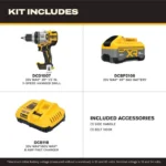 DEWALT 20V MAX XR Brushless Cordless 1/2 Inch Hammer Drill Kit - Image 3