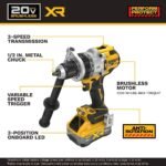 DEWALT 20V MAX XR Brushless Cordless 1/2 Inch Hammer Drill Kit - Image 4