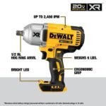 DEWALT 20V MAX XR High Torque 1/2 Inch Impact Wrench (Bare Tool) - Image 2