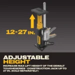 DEWALT TOUGHSERIES Construction Jack Extension - Image 3