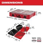 Milwaukee Metric & SAE Combination Wrench Set with PACKOUT Organizer 30 Piece - Image 6