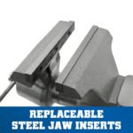 Wilton Mechanics Pro Vise 8 Jaw Width 8-1/2in Jaw Opening 360 Swivel Base - Image 5