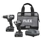 FLEX Hammer Drill with Turbo Mode and Quick Eject Impact Driver Combo Kit - Image 2