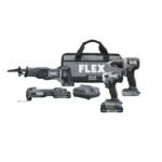 FLEX Reciprocating Saw Oscillating Multi-Tool Drill and Impact Driver Combo Kit - Image 2