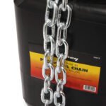 Forney Industries Bucket of Chain, Grade 30 (G30) Proof Coil Chain, Zinc-Plated, 5/16 Inch x 92 Ft. (DOT Approved Tow Chain) - Image 3