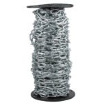 Forney Industries Straight Link Coil Chain, Zinc-Plated, Number 2/0 x 125 Ft.