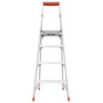 Little Giant Safety Flip-N-Lite Model 6 Aluminum 300 lb Type-1A Step Ladder - Image 3