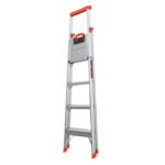 Little Giant Safety Flip-N-Lite Model 6 Aluminum 300 lb Type-1A Step Ladder - Image 4