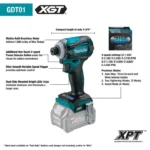 Makita 40V max XGT Brushless Cordless 5-Piece Combo Kit (4.0Ah) - Image 10