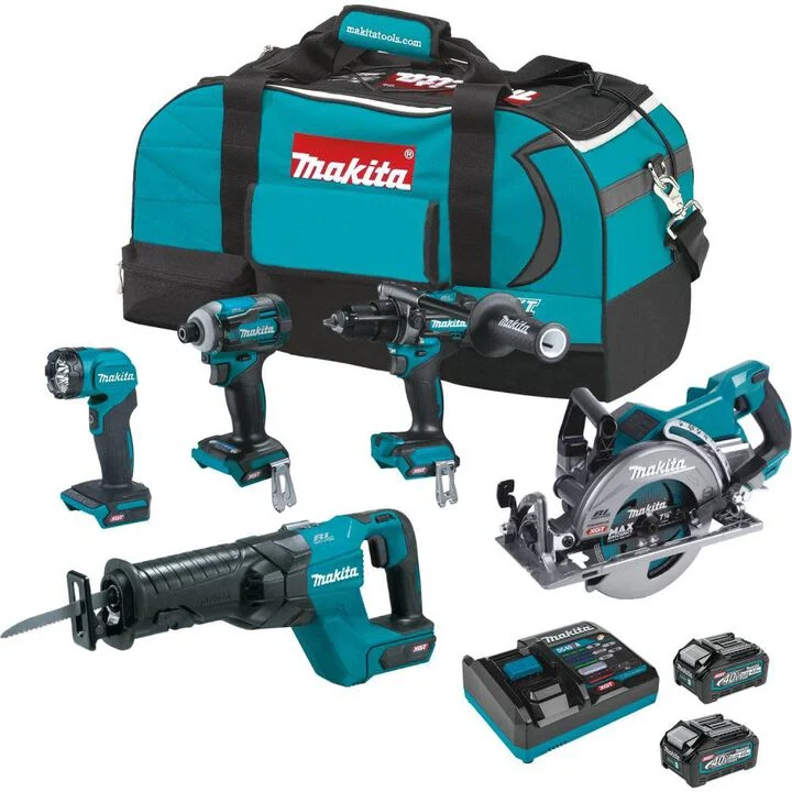 makita-40v-max-xgt-brushless-cordless-5-piece-combo-kit-40ah-gt500m.webp Makita 40V max XGT Brushless Cordless 5-Piece Combo Kit (4.0Ah) - Image 1