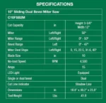 Metabo HPT 10 Inch Sliding Dual Bevel Miter Saw - Image 3