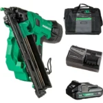 Metabo HPT 18V MultiVolt Brushless 15-Gauge Angled Finish Nailer 2 Ah Kit