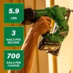 Metabo HPT 18V MultiVolt Brushless 15-Gauge Angled Finish Nailer 2 Ah Kit - Image 2