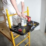 Metaltech 20-in x 30-in Poly Tool Tray for 6-ft Jobsite Baker Scaffold - Image 4