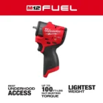 Milwaukee M12 FUEL 1/4 Inch Subcompact Impact Wrench with Friction Ring (Bare Tool) - Image 2