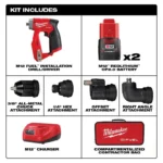 Milwaukee M12 FUEL Installation Drill/Driver Kit - Image 2