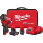 Milwaukee M12 FUEL Stubby 3/8 Inch Impact Wrench Kit
