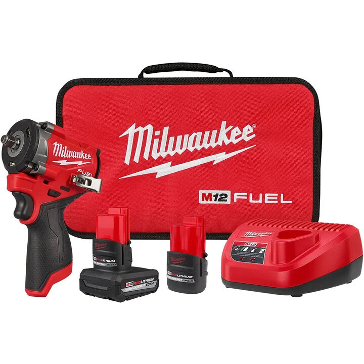 milwaukee-m12-fuel-stubby-38-inch-impact-wrench-kit-2562-22.webp Milwaukee M12 FUEL Stubby 3/8 Inch Impact Wrench Kit - Image 1