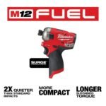 Milwaukee M12 FUEL SURGE 1/4 in. Hex Hydraulic Driver (Bare Tool) - Image 4