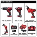 Milwaukee M18 4-Piece Combo Kit - Image 2