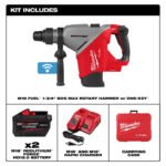 Milwaukee M18 FUEL 1-3/4 Inch SDS MAX Rotary Hammer with ONE-KEY Kit - Image 3
