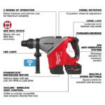Milwaukee M18 FUEL 1-3/4 Inch SDS MAX Rotary Hammer with ONE-KEY Kit - Image 4