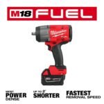 Milwaukee M18 FUEL 1/2 in High Torque Impact Wrench with Friction Ring Kit - Image 3