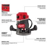 Milwaukee M18 FUEL 1/2 in Router (Bare Tool) - Image 2
