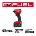 Milwaukee M18 FUEL 1/4inch Hex Impact Driver Kit - Image 3