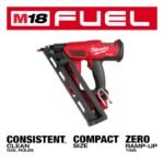 Milwaukee M18 FUEL 15 Gauge Finish Nailer (Bare Tool) - Image 3