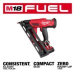 Milwaukee M18 FUEL 15 Gauge Finish Nailer Kit - Image 3